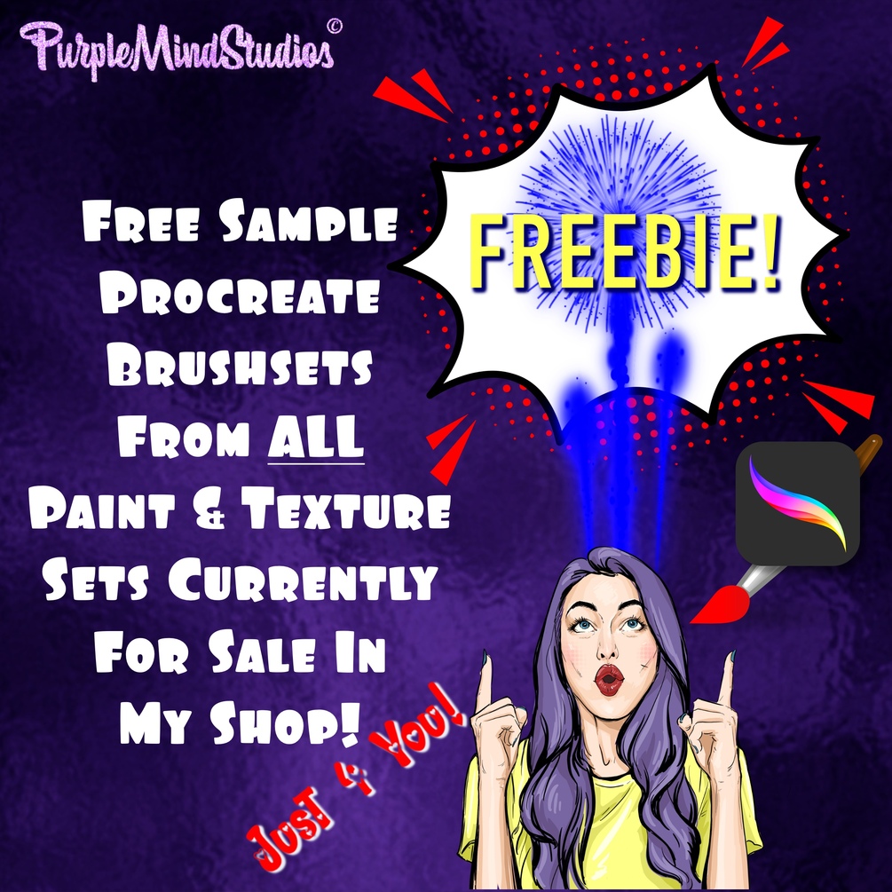 FREE Sample Brushsets of ALL Paint & Texture Brushsets in My Shop!