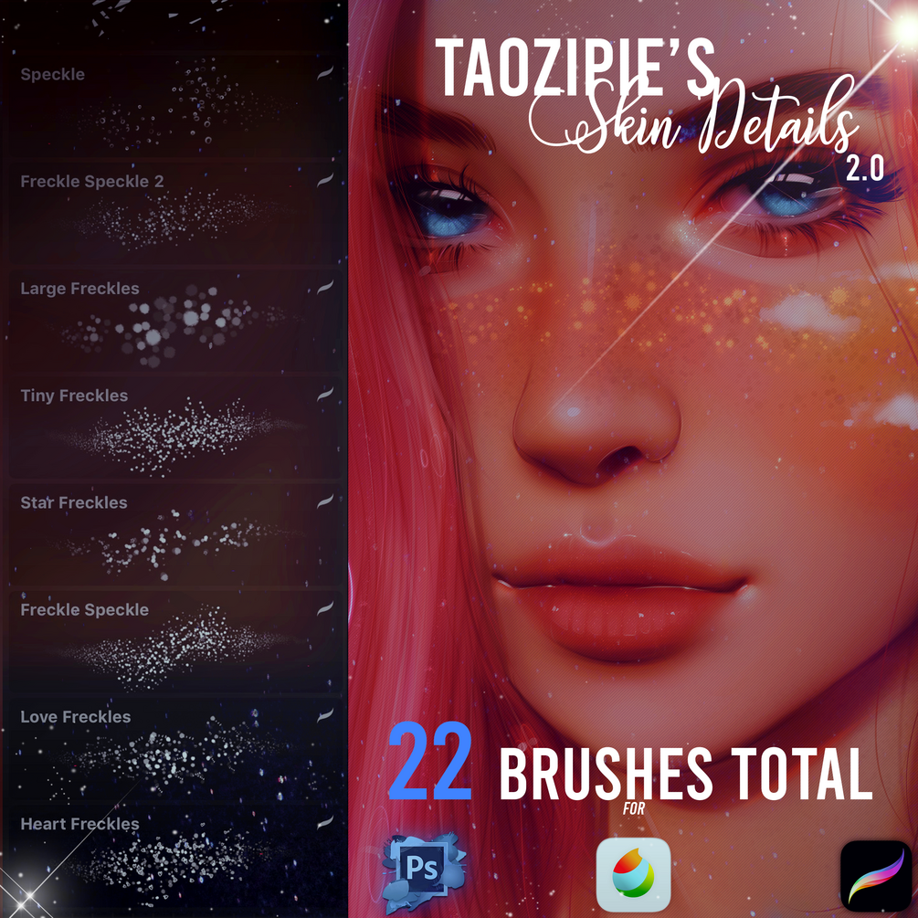 Taozipie's Skin Details 2.0 for Photoshop