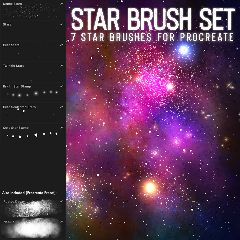 Star Brush Set for Procreate
