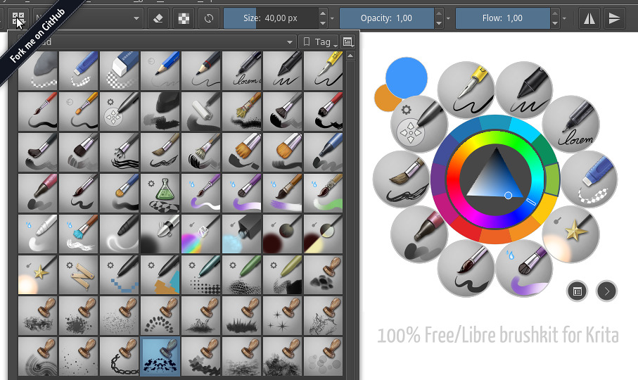 Krita Brushkit v8.2