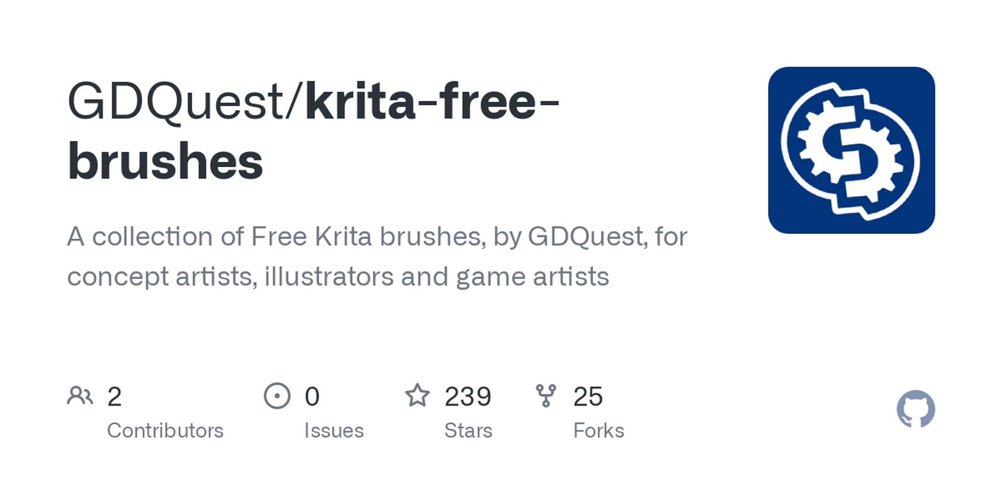 GitHub - GDQuest/krita-free-brushes: A collection of Free Krita brushes, by GDQuest, for concept artists, illustrators and game artists