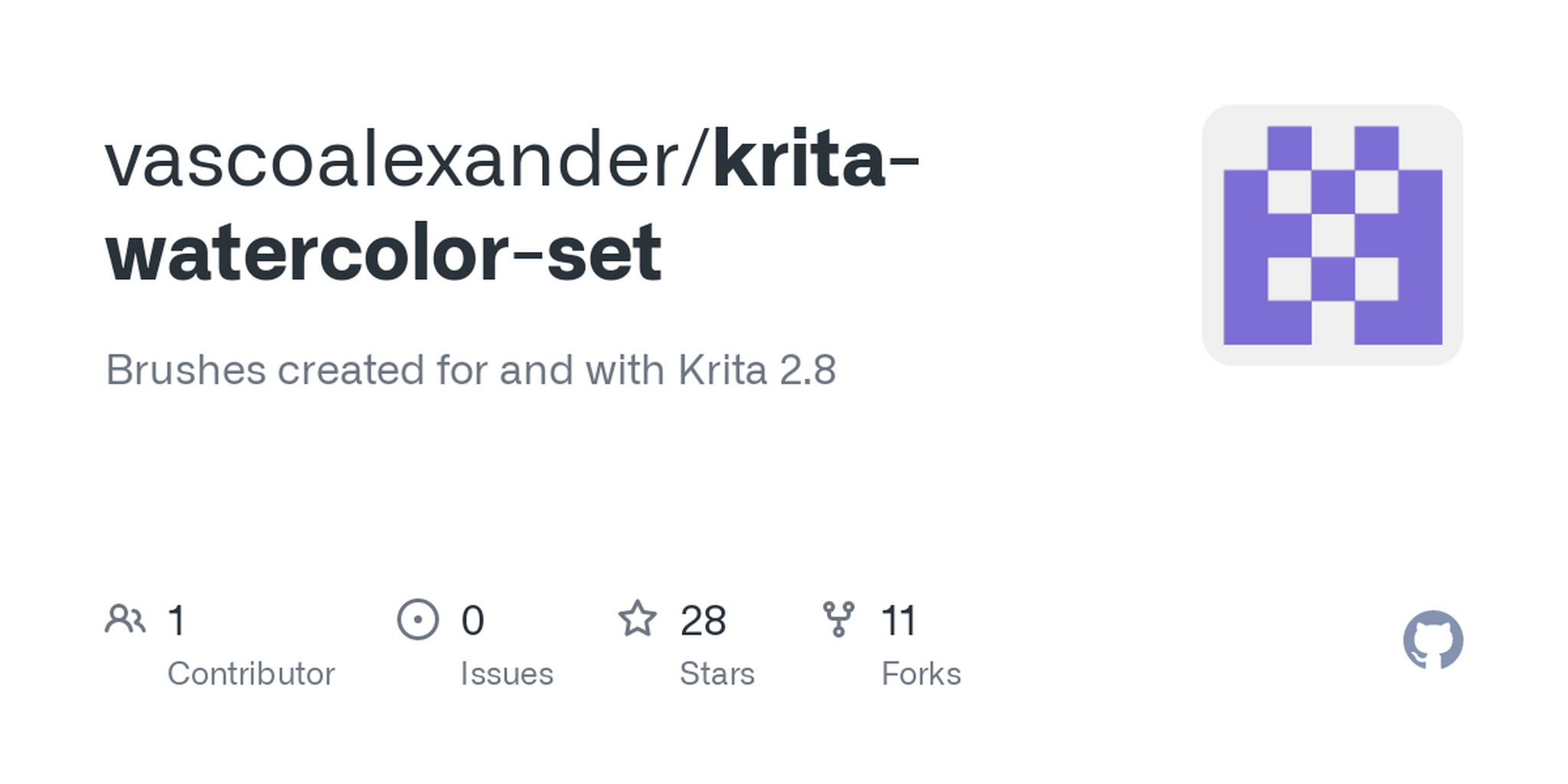 GitHub - vascoalexander/krita-watercolor-set: Brushes created for and with Krita 2.8