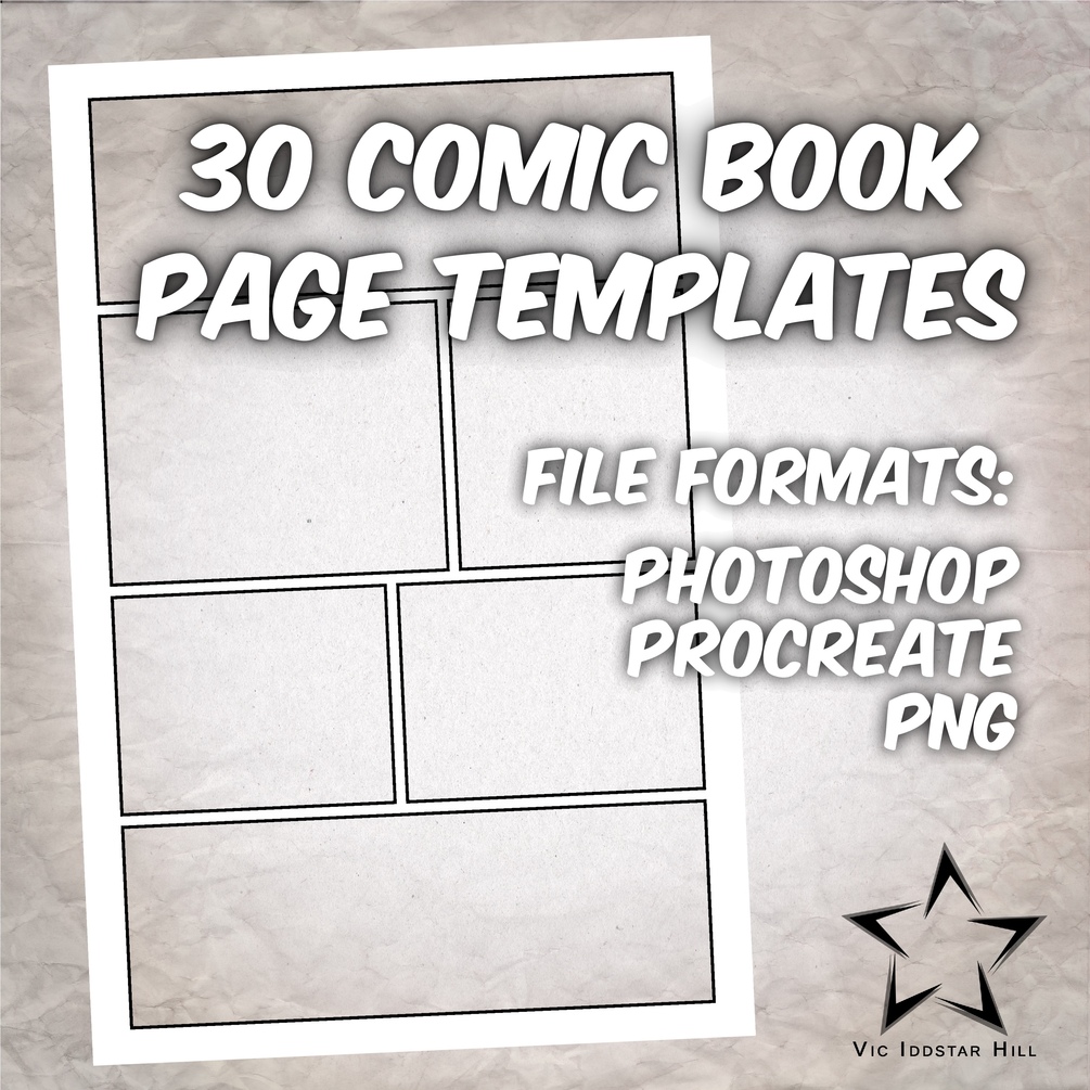 Comic Book Page Templates