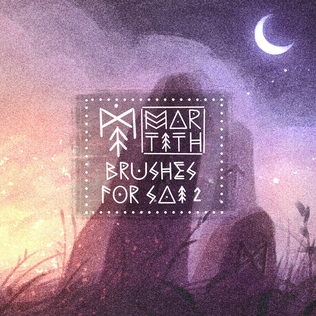 The SAI 2 brushes/textures I use - settings and files 