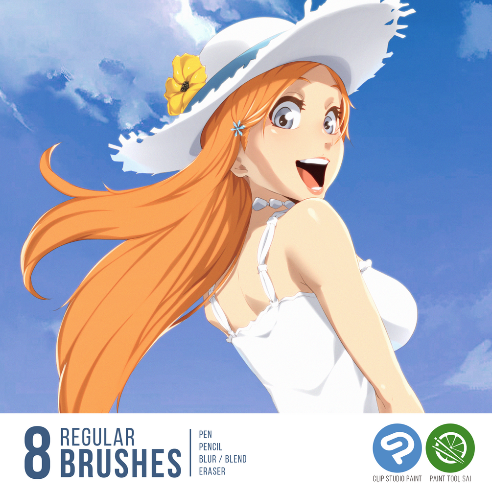Regular Brush Pack (for Clip Studio Paint & Paint Tool SAI)