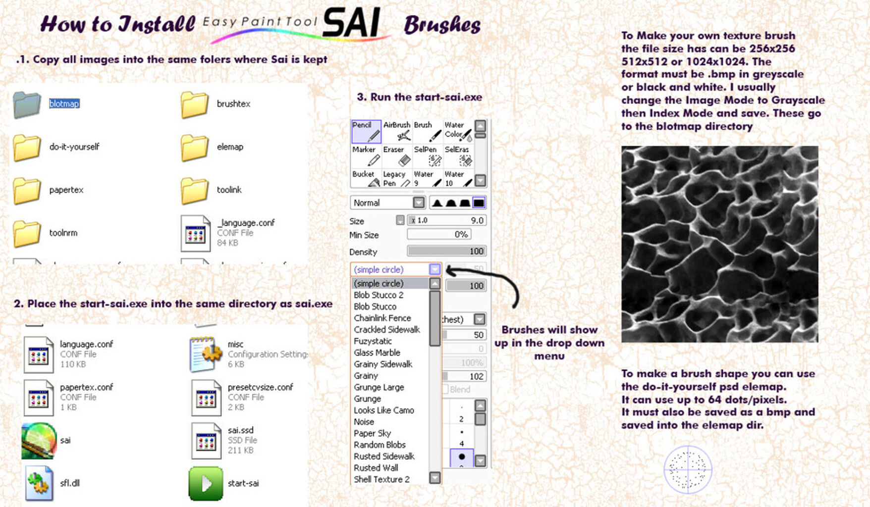 Easy Paint Tool Sai Brushes by QTMelon