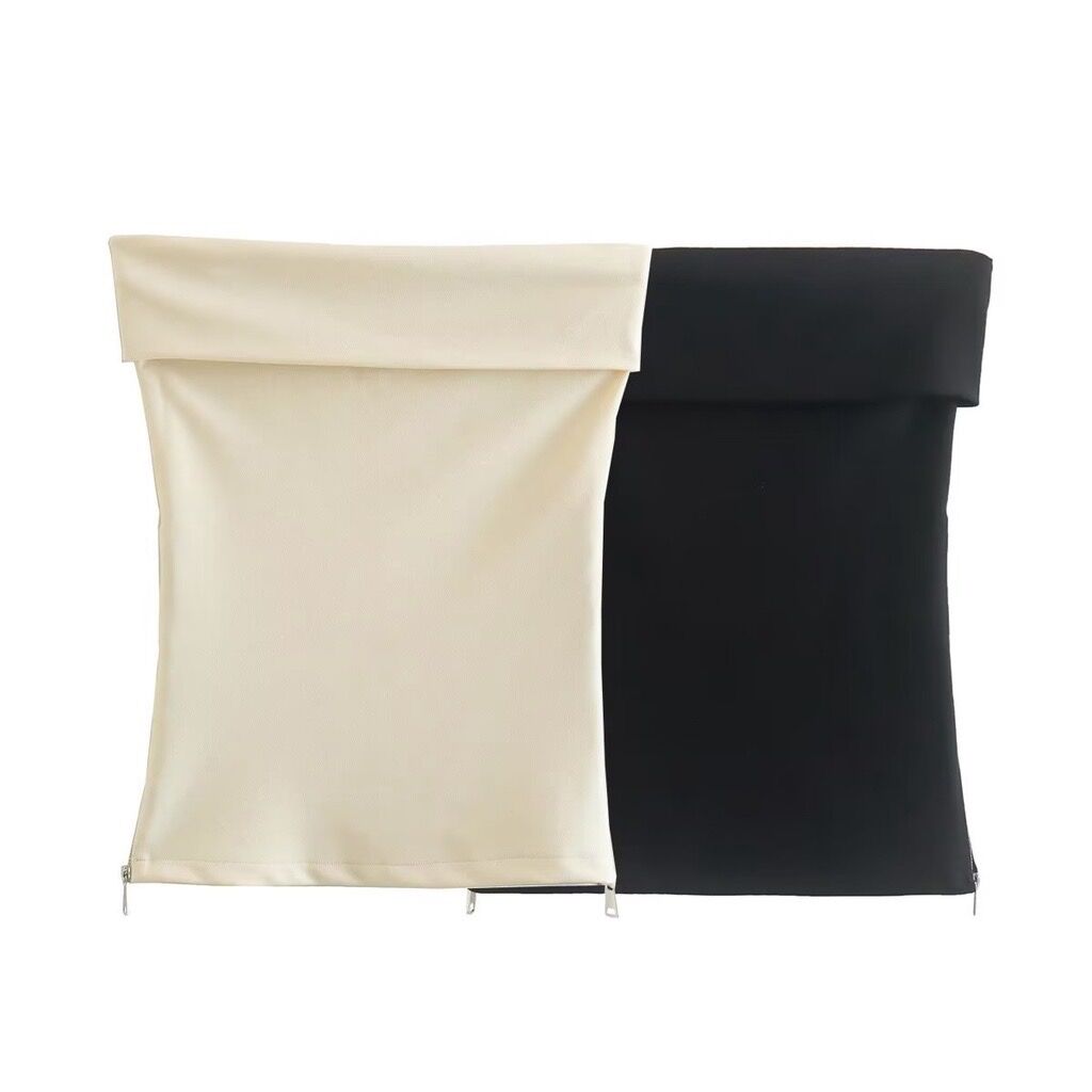 Tube Top with Zips