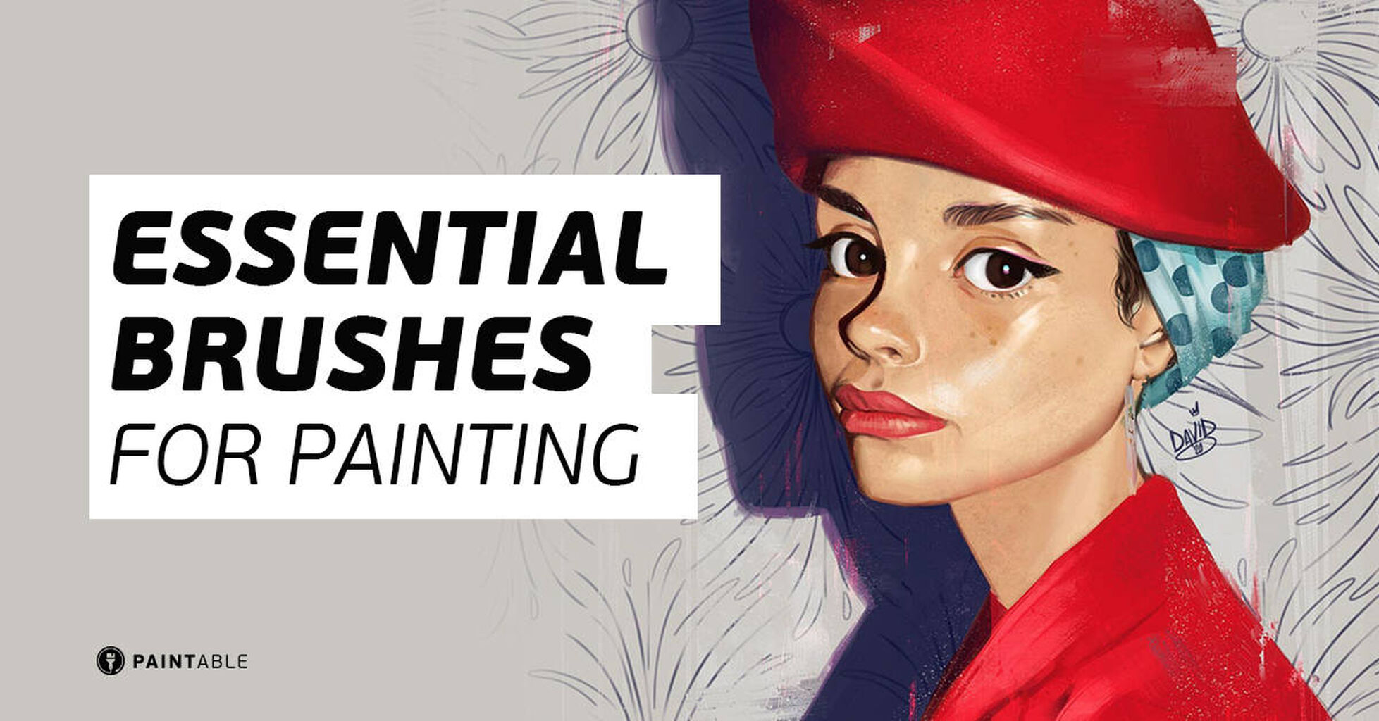 Essential Brushes and Tools for Painting PLUS a free tutorial to get started!