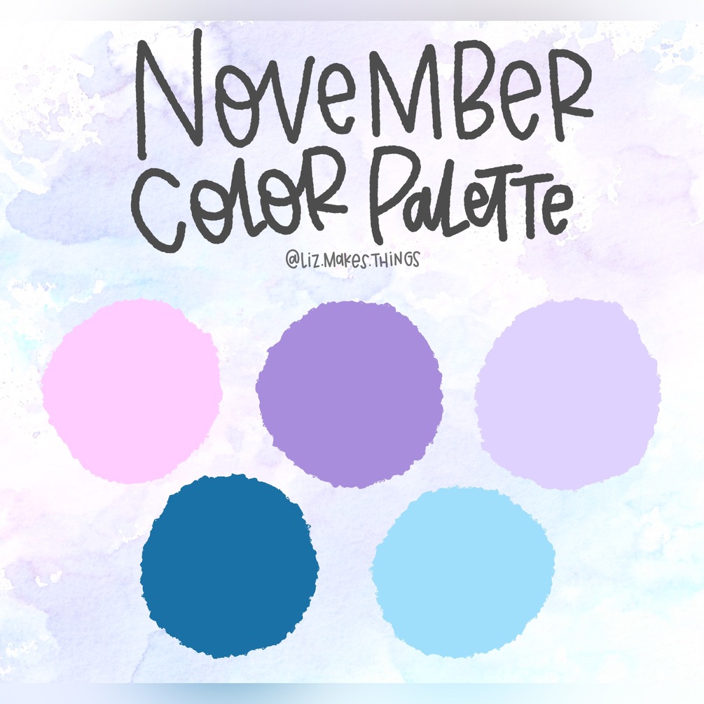 November 2022 Color Palette