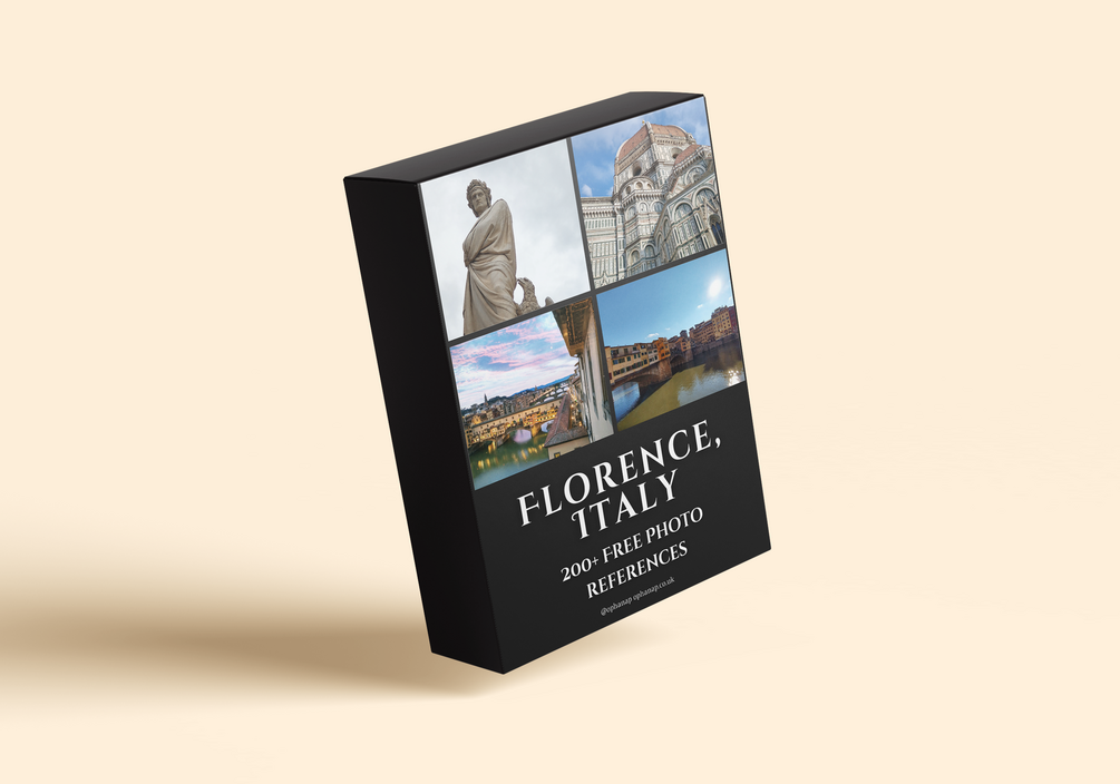 (Free) Florence, Italy Photo References for Artists - Roman Buildings, Art Galleries, Cathedrals, Paintings & Sculpture. 