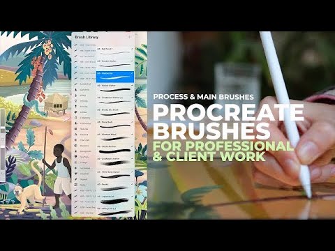8 FREE PRO Illustration Procreate Brushes | Sample Pack Freebie 1.0 | Includes the best Brushes from all of my sets! | Asia Orlando Brushes