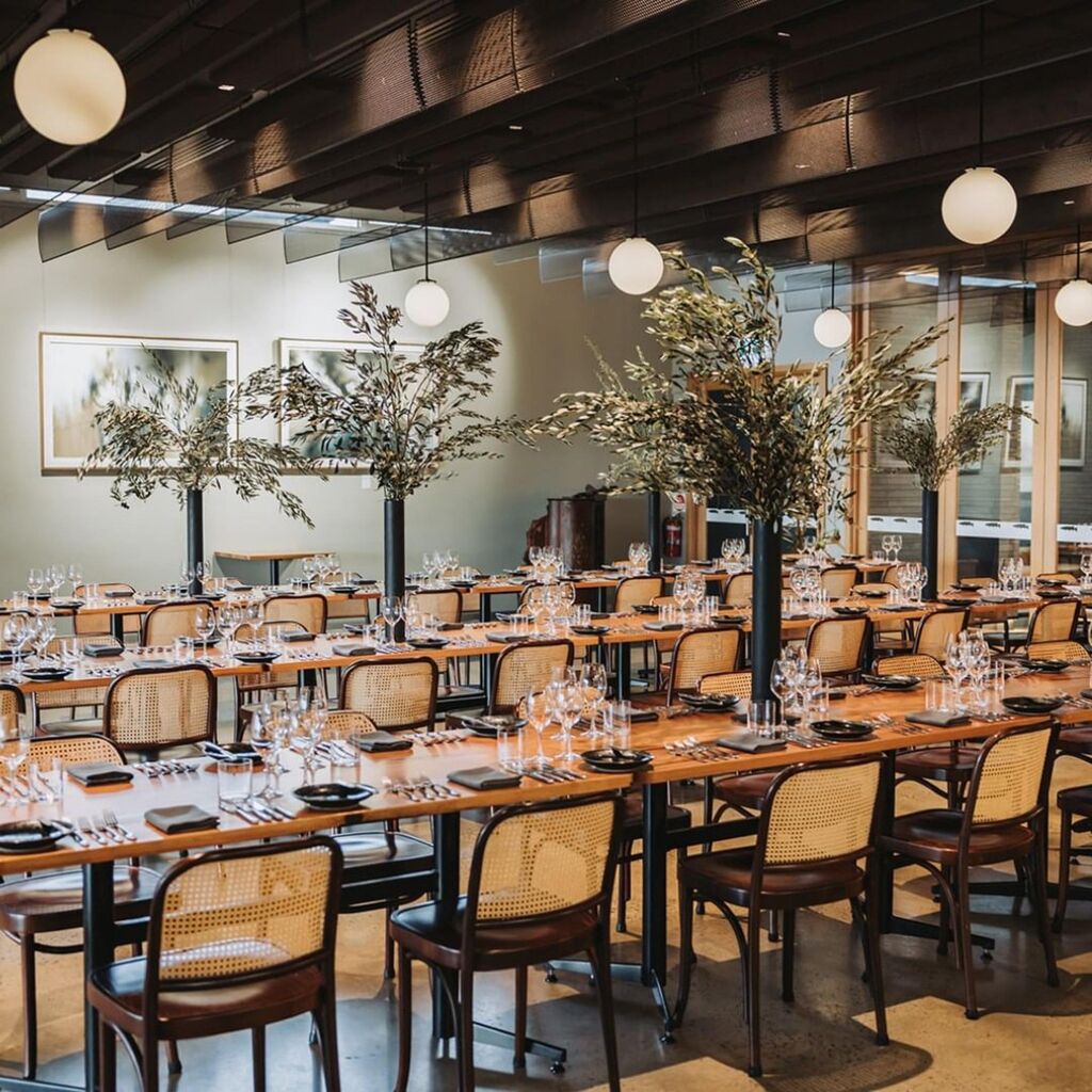 Mediterranean themed setup at Pikes Wines