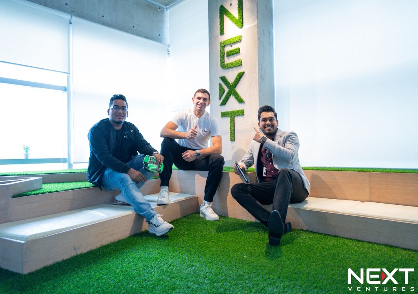  Emiliano Mart&iacute;nez at NEXT Ventures!