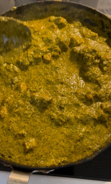 Spinach n&rsquo; Tofu -- My Twist On Palak Paneer