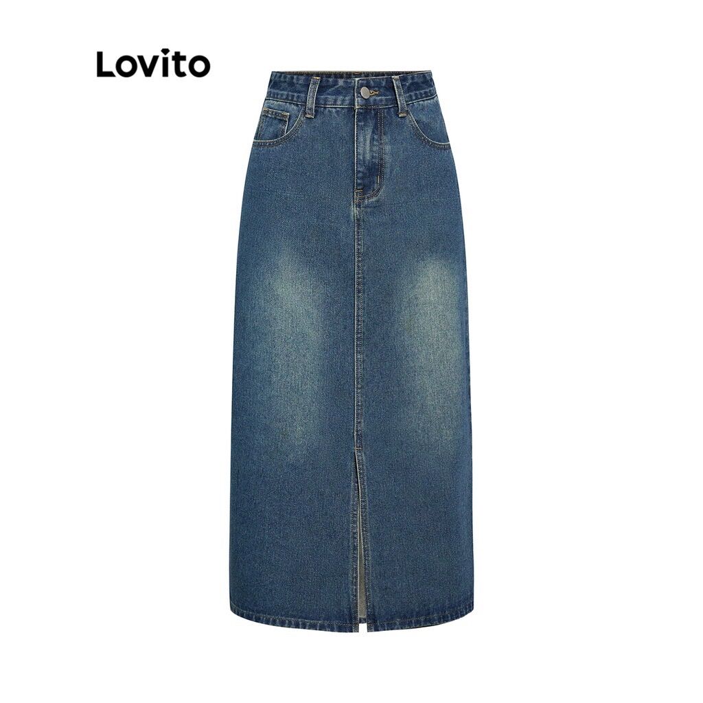 Denim Maxi Skirt
