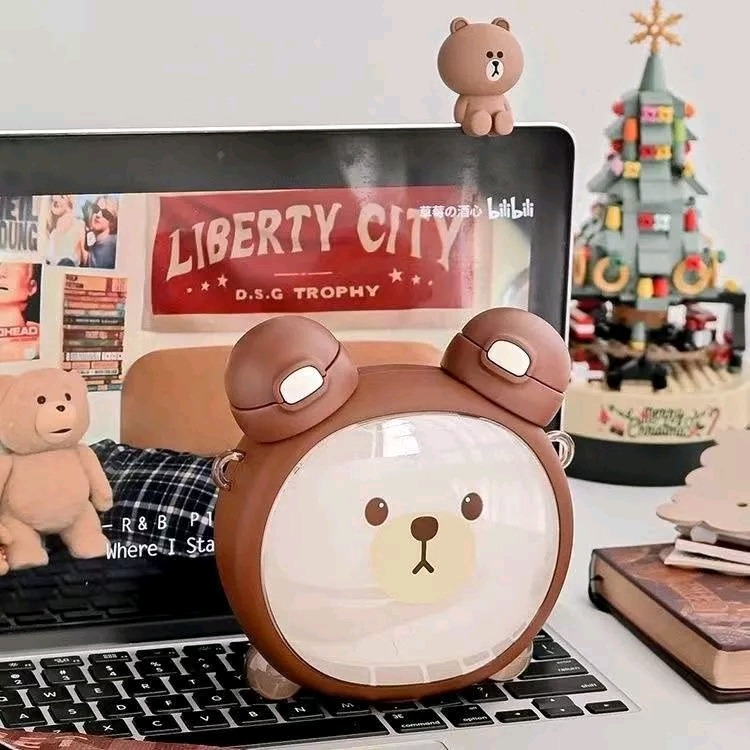 พิกัด กระติกน้ำรูปหน้าหมี lazada