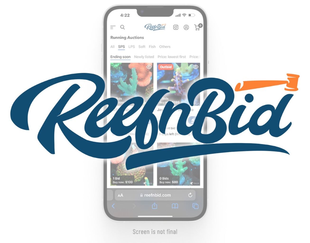 ReefnBid.com is Live