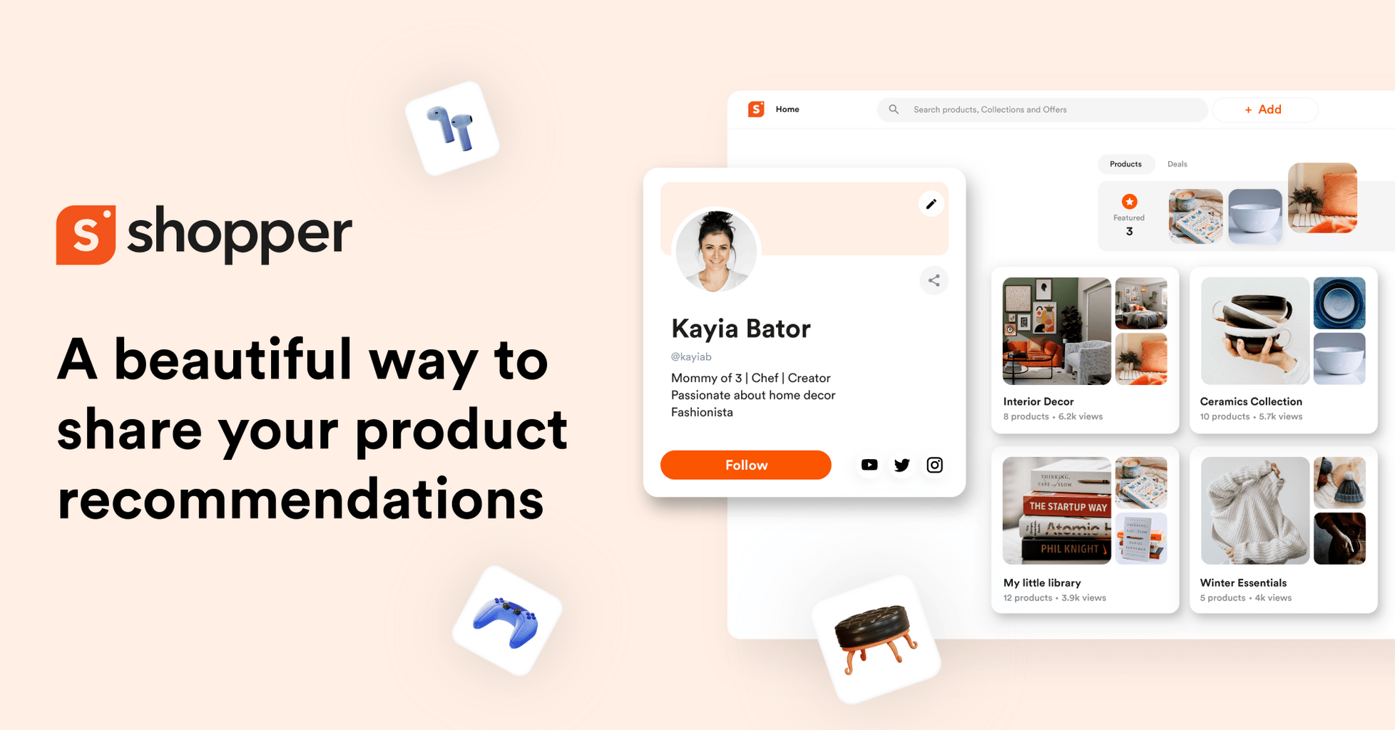 Earn by promoting your favorite products — Shopper.com