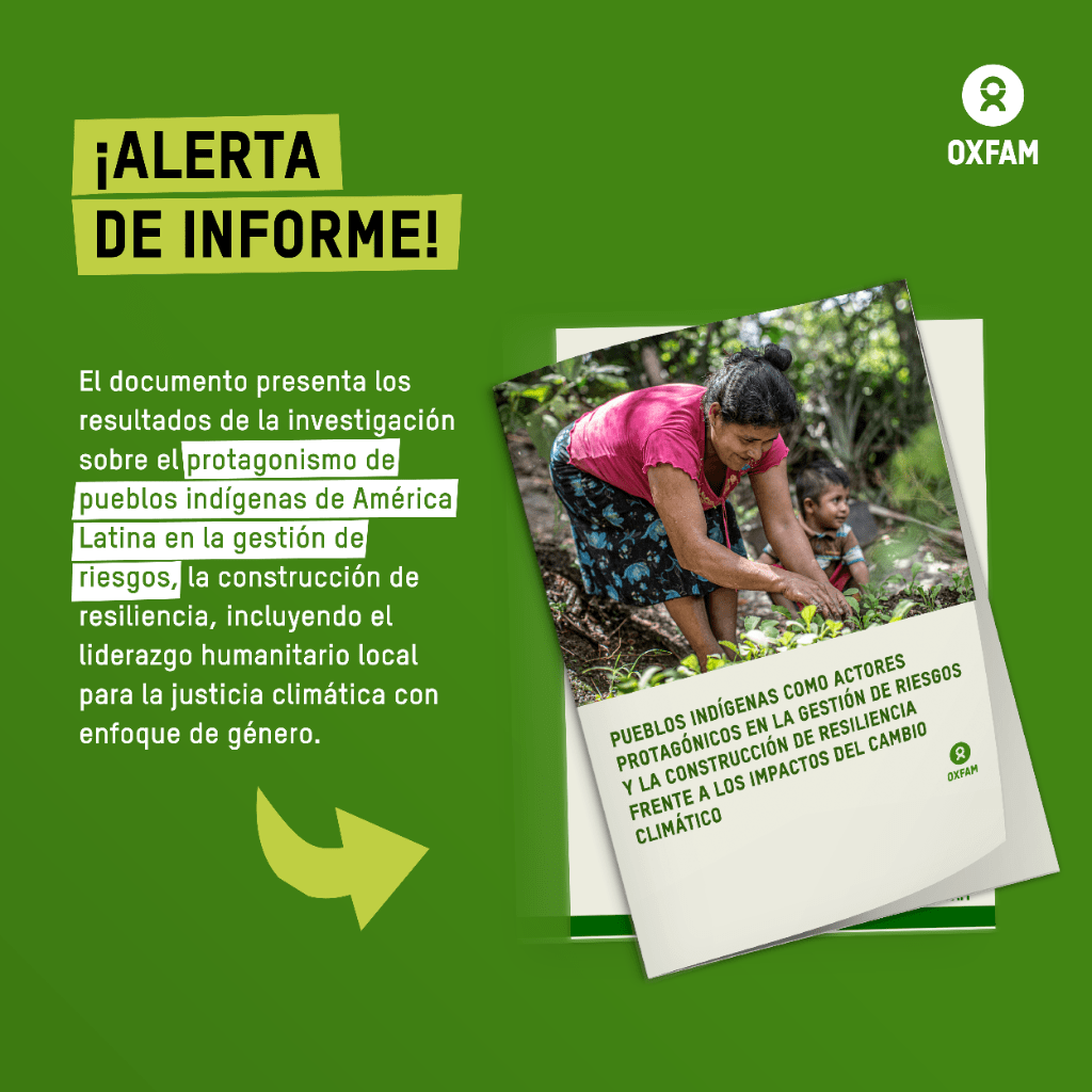 Pueblos ind&iacute;genas como actores protag&oacute;nicos en la gesti&oacute;n de riesgos y la construcci&oacute;n de resiliencia frente a los impactos del cambio clim&aacute;tico.