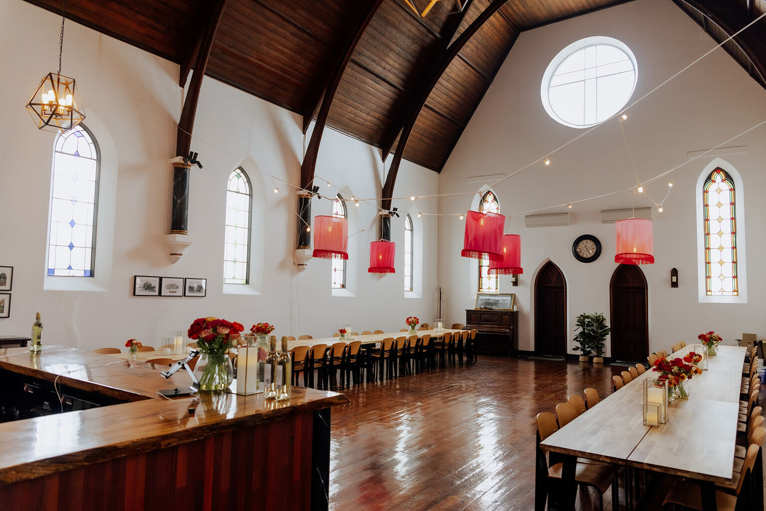 Reception in an old church?