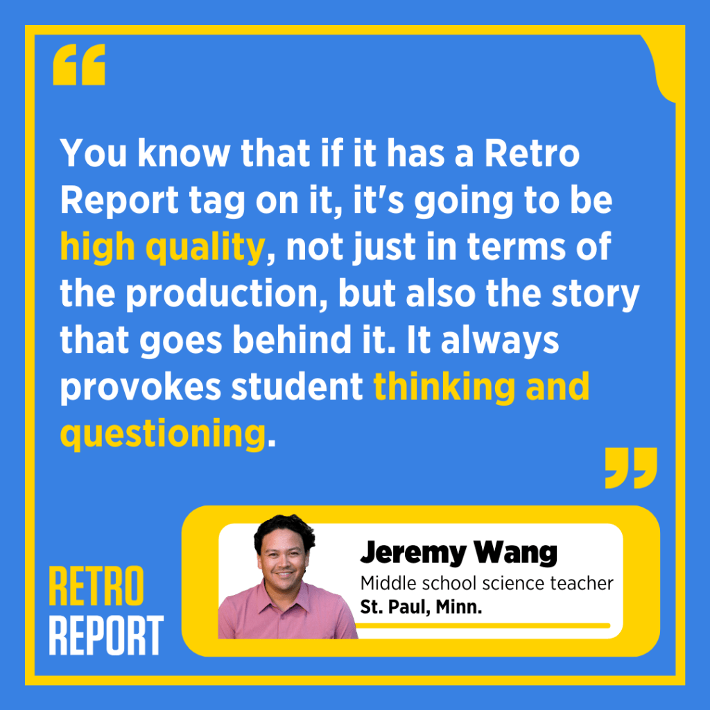 Explore Retro Report's education library 