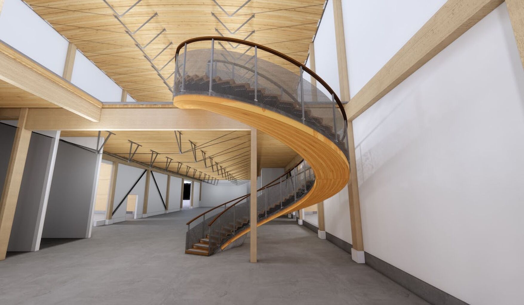 KF Aerospace Spiral Stair