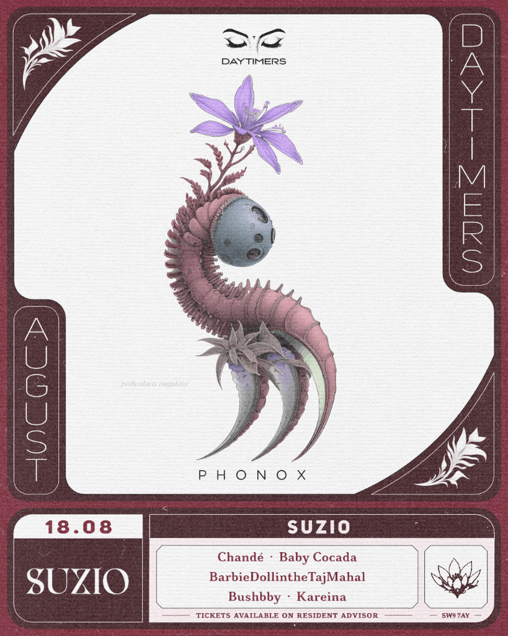 Daytimers X Suzio - Friday 18th August 2023