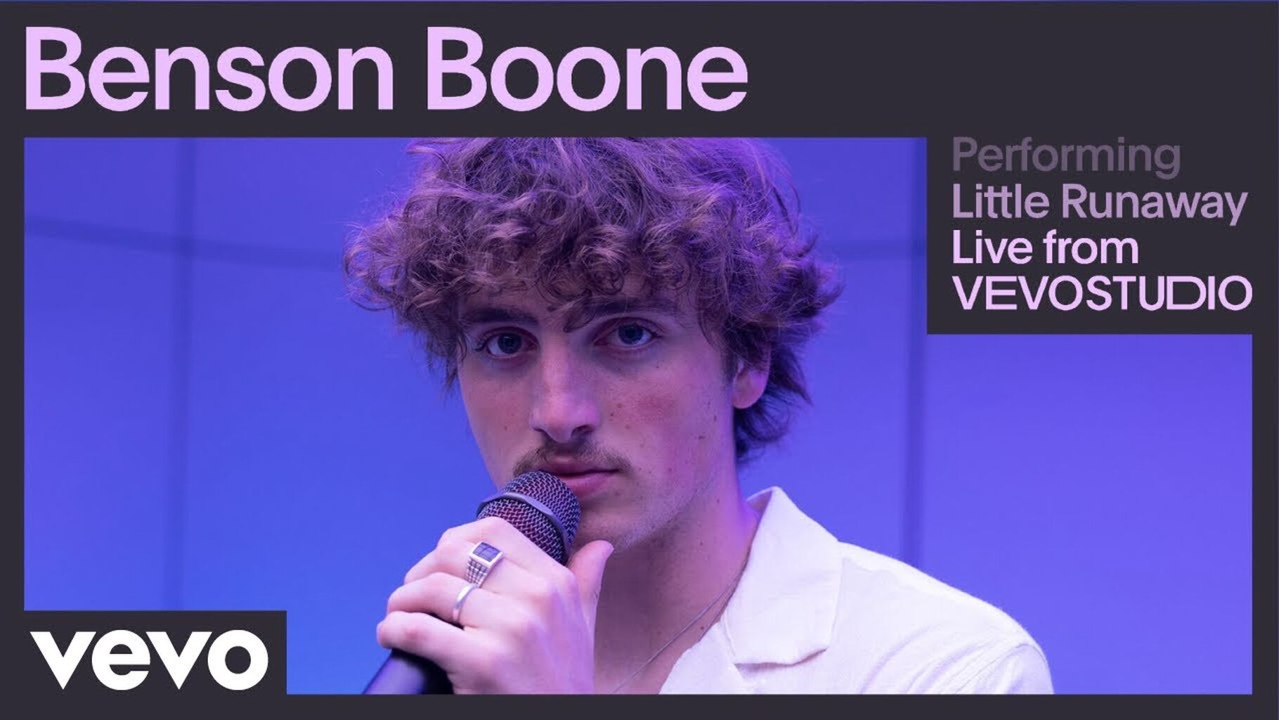 Benson Boone - Little Runaway (Live Performance) | Vevo