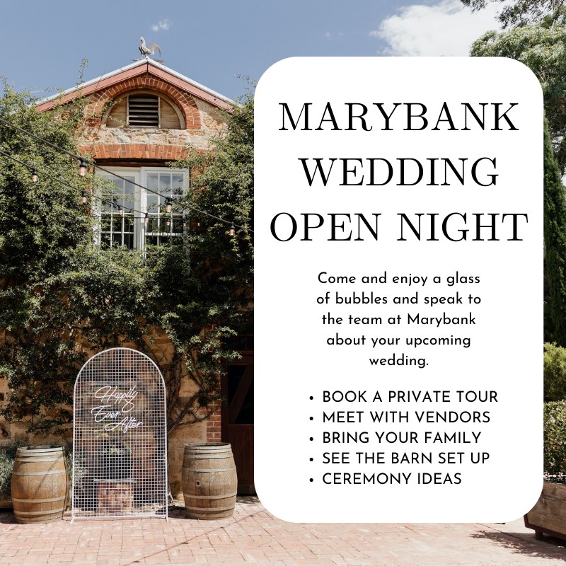 Marybank Wedding Open Night