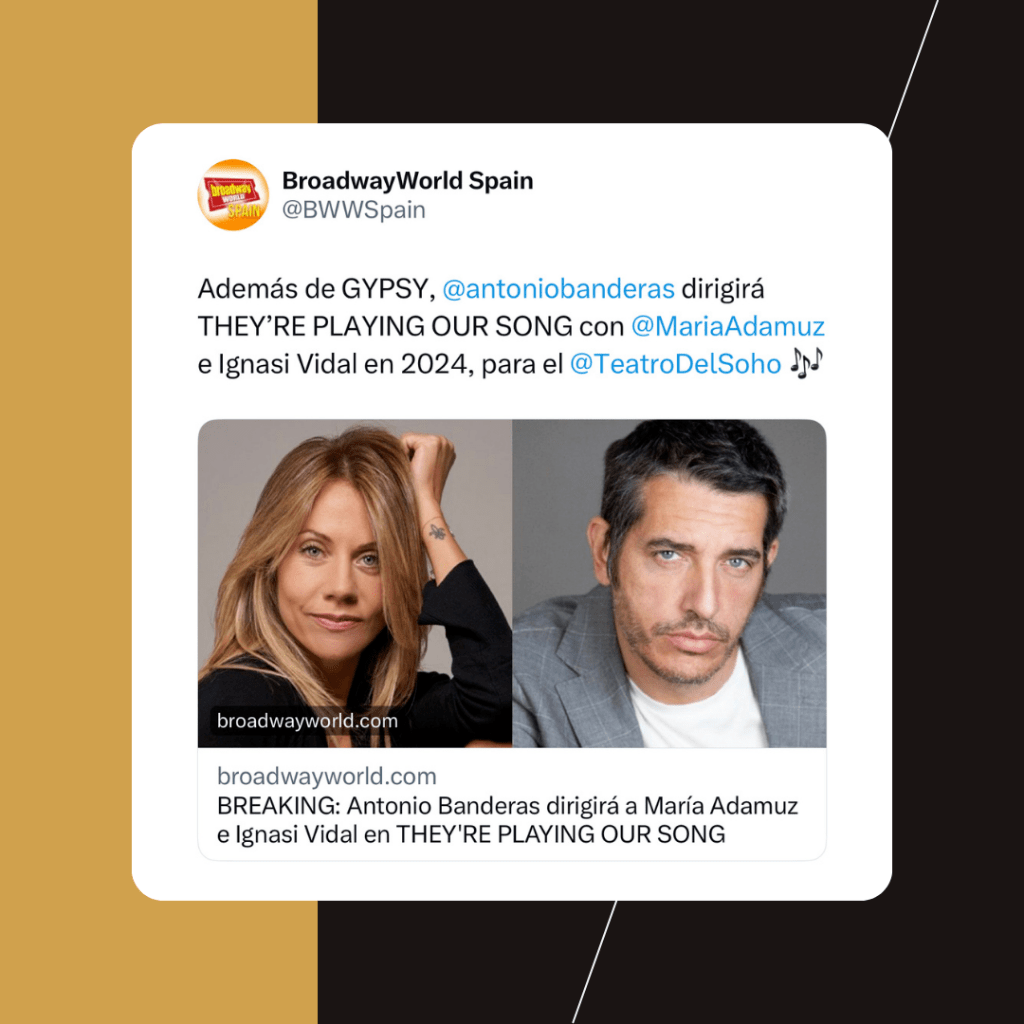 READ: "They're Playing Our Song" in Spain