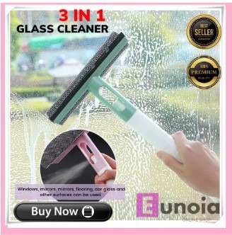 CLICK TO SHOP 🛒 3 in 1 SPARY GLASS CLEANER BRUSH 
