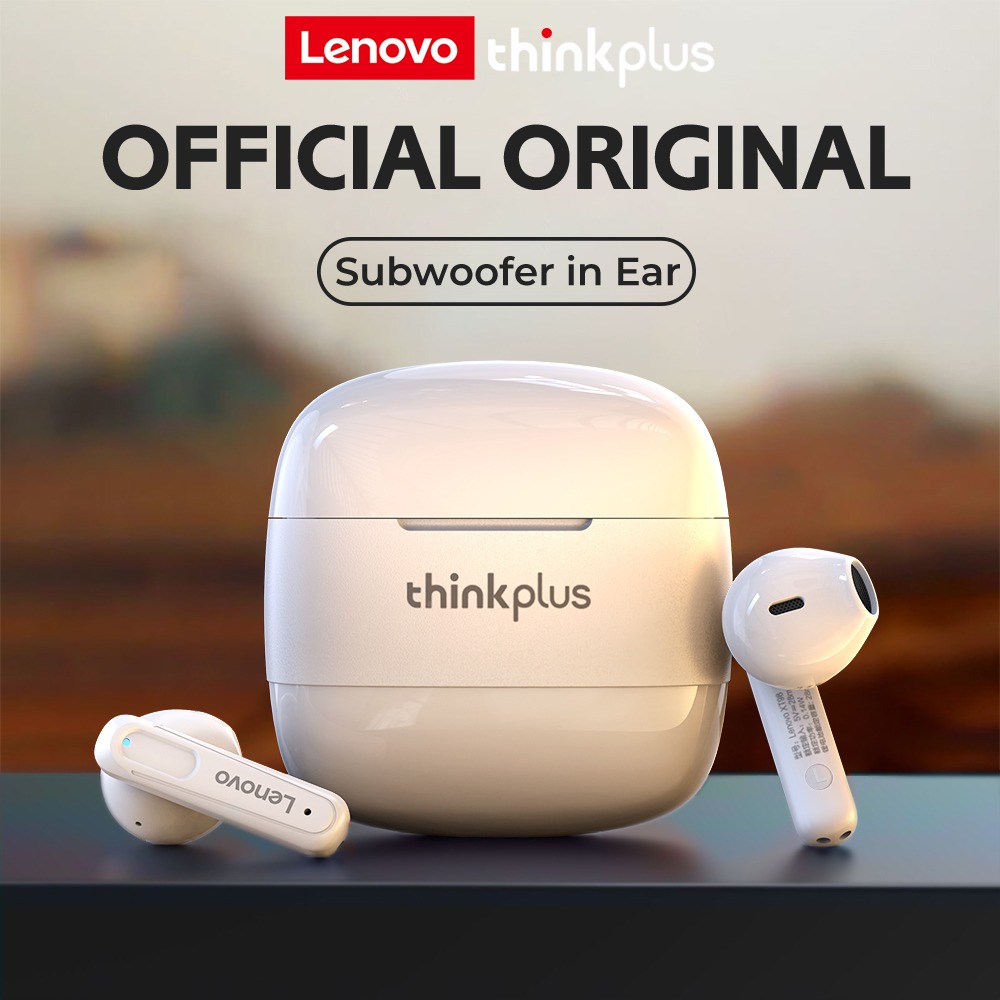 CLICK TO SHOP 🛒 Lenovo Bluetooth Wireless Earphone TWS with Mic Mini Earbuds Bluetooth 5.0 Sports Headset