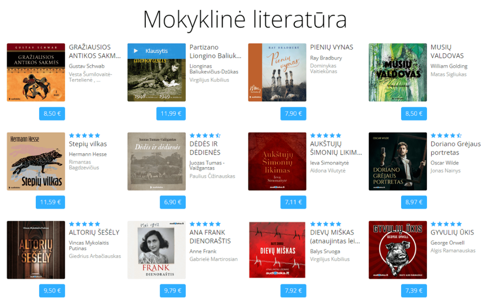 Mokyklinė literatūra