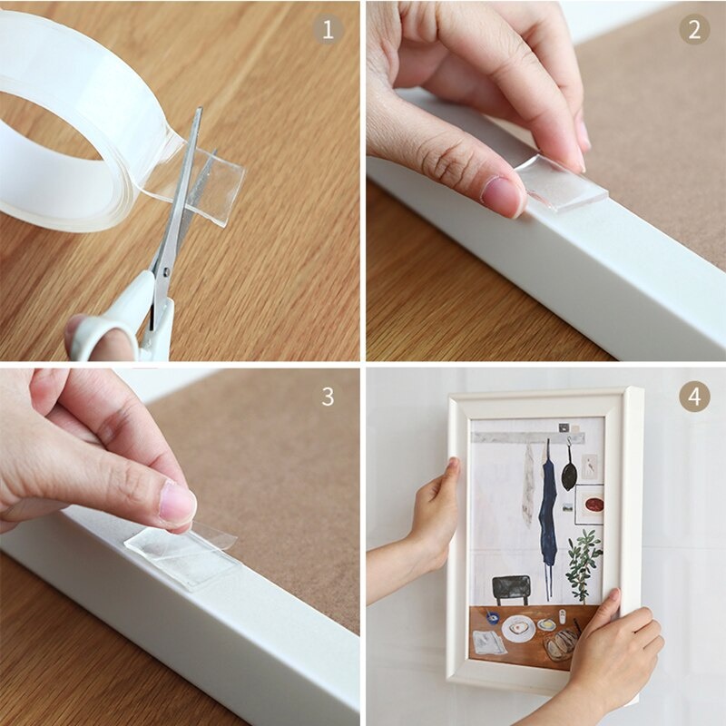 CLICK TO SHOP 🛒 Adhesive Double Sided Nano Glue Home Stickers WaterProof
