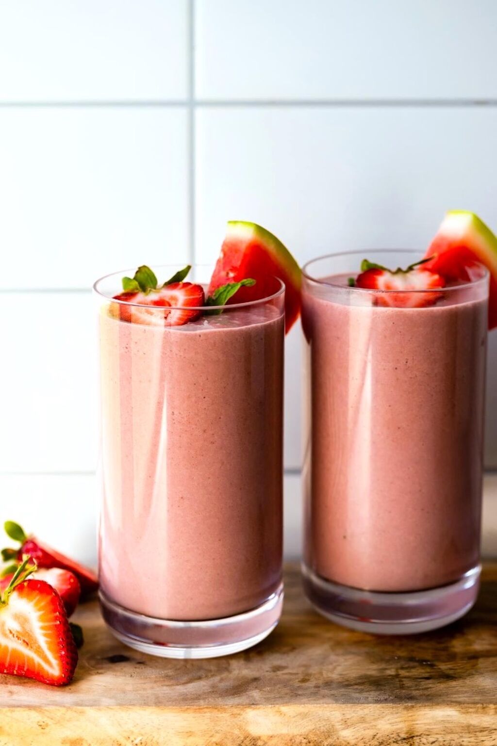 Strawberry watermelon smoothie 
