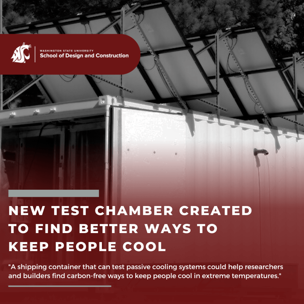 New test chamber created to find better ways to keep people cool