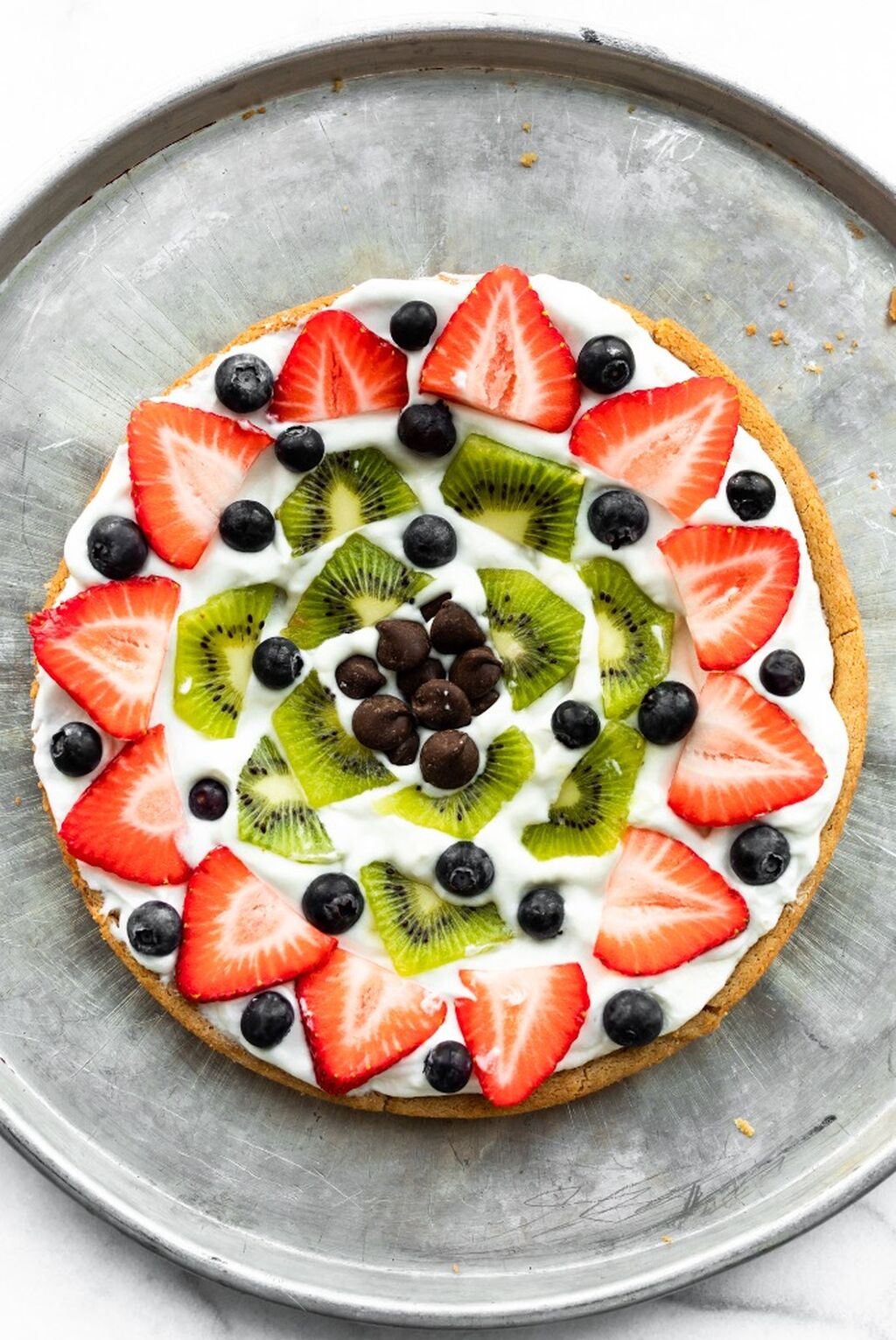 Fruit pizza - gf family cookbook 
