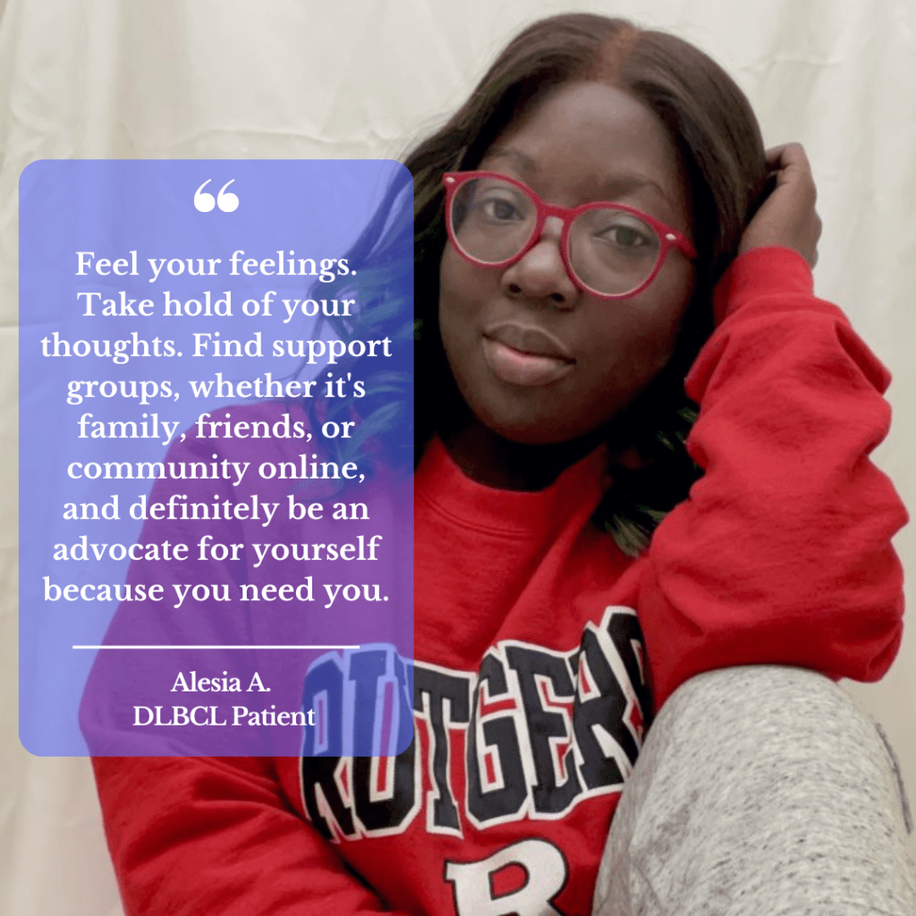 Alesia&rsquo;s Diffuse Large B-Cell Lymphoma (DLBCL) Cancer Story