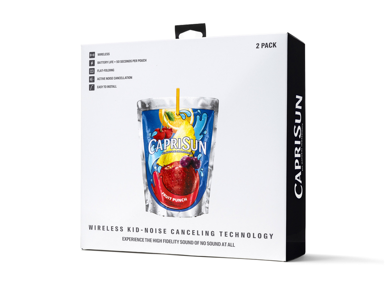 Capri Sun pitches its drinks as &lsquo;kid-noise canceling technology&rsquo; in fun Mischief campaign