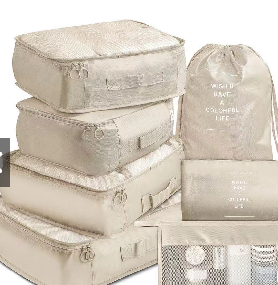 travel bag organizer 7pcs