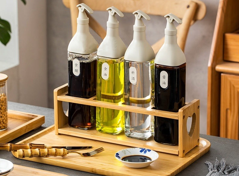 Glass Bottle organizer