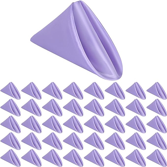 Lilac cloth napkins