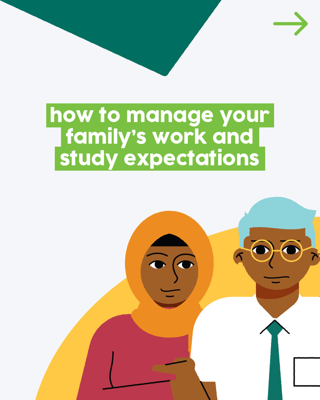 how to manage your family's work and study expectations
