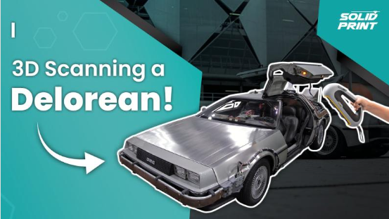 3D scanning a DELOREAN for reverse engineering!