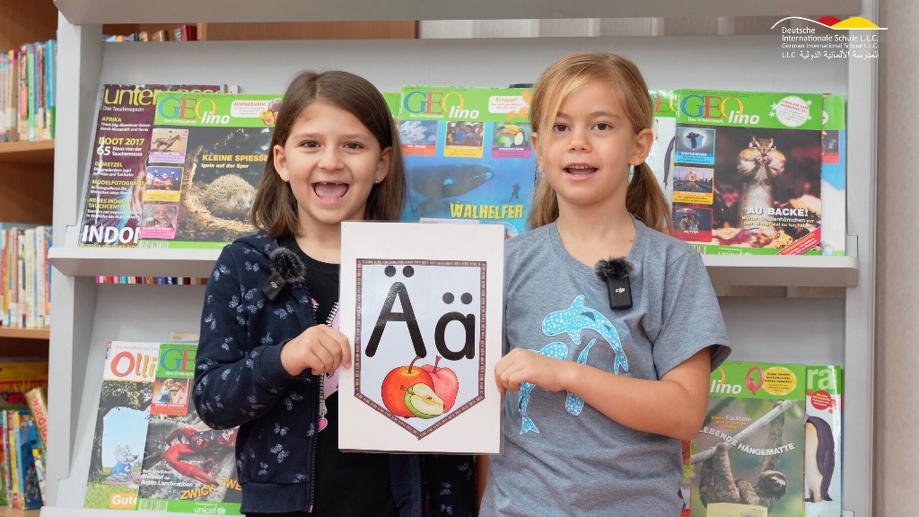 Video! - Reading German At Home In Grade 1.