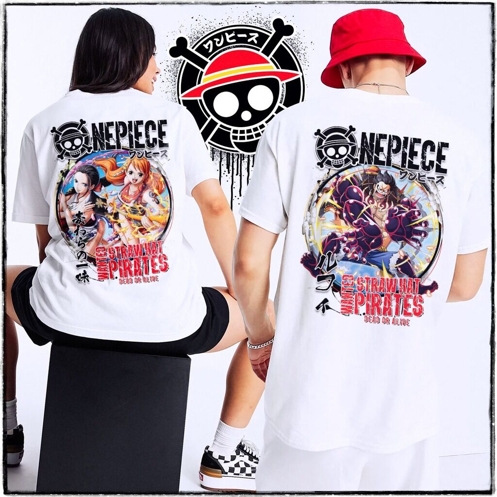 CLICK TO SHOP 🛒 One piece anime white shirt