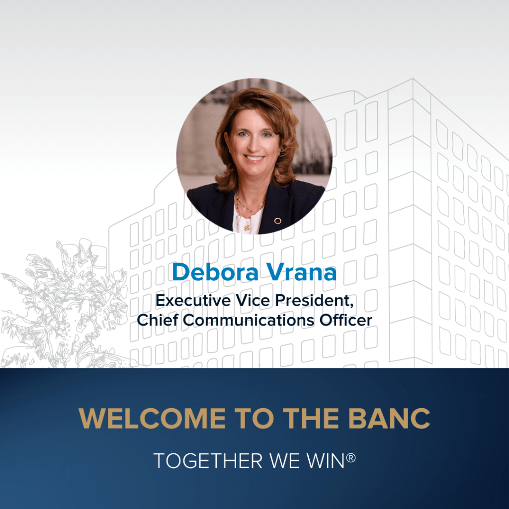 Debora Vrana joins Banc of California