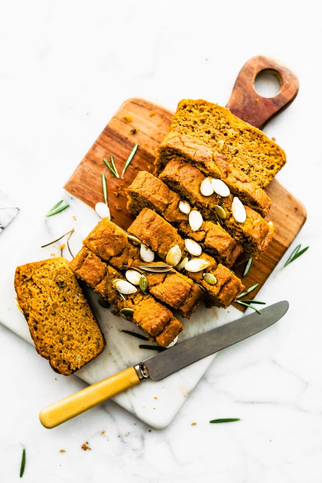 Rosemary pumpkin bread 
