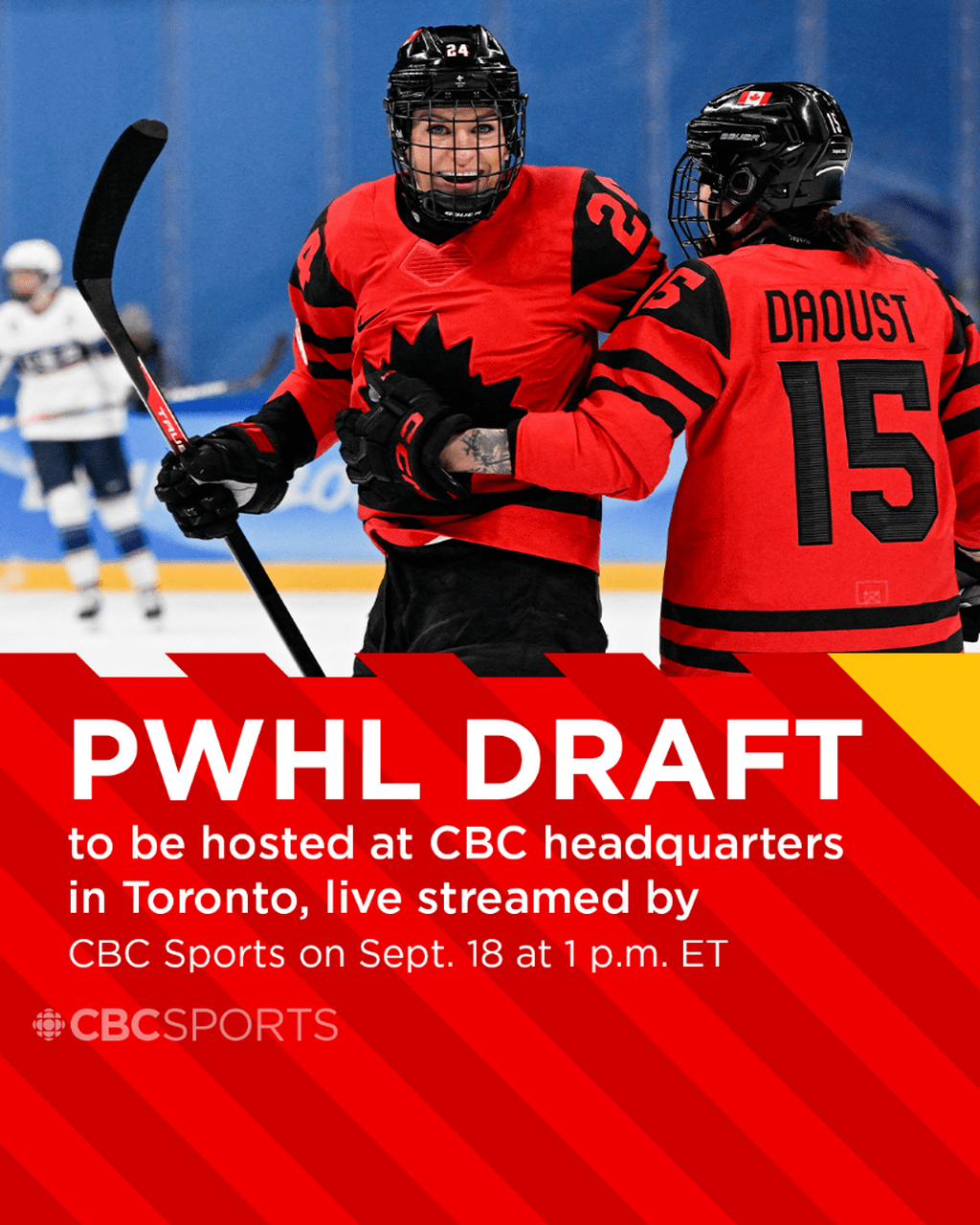 Inaugural PWHL draft to be hosted, live streamed by CBC Sports
