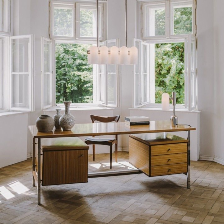 SCHWUNG ODYSSEY LINEAR CHANDELIER XS - POLISHED NICKEL